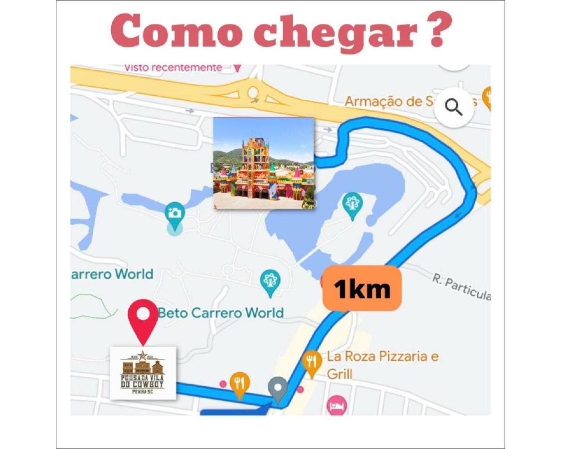 Pousada Vila Do Cowboy Penha  Bagian luar foto